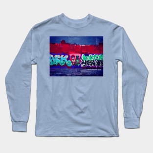 Nerd Super Heroes Abstract Graffiti Long Sleeve T-Shirt